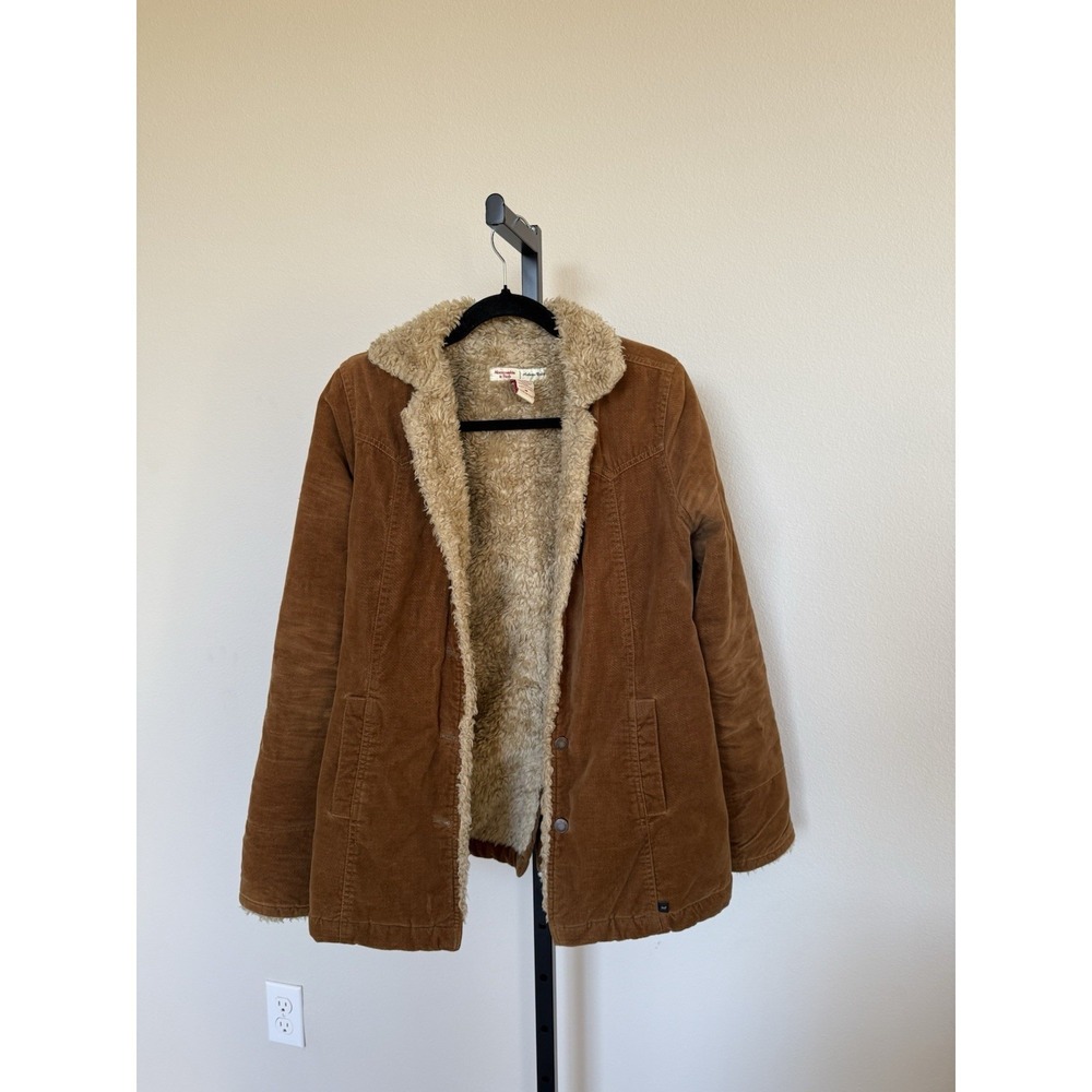 VTG abercrombie & fitch brown fur jacket penny lane Brown ‎ Size M/S Vintage Y2K